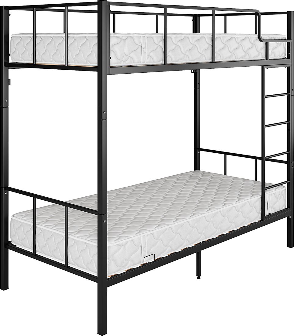 

Двухъярусная кровать Князев Мебель Турнео 1 ТУ1.80.200.Ч (черный муар)