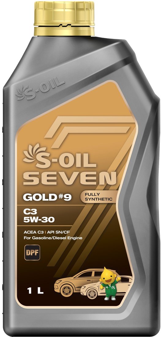 

Моторное масло S-OIL SEVEN GOLD #9 C3 5W-30 1л