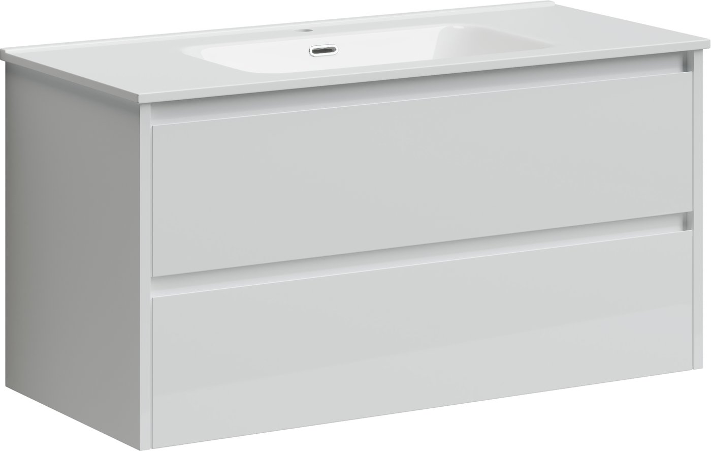 

Sancos Тумба под умывальник Libra LB100W (белый глянец)