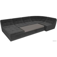 П-образный диван Лига диванов Холидей 101850 (серый)