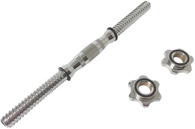 

Гриф гантельный AMETIST 25x400мм 1.65 кг (полнотелый) хромированный 2042154597621