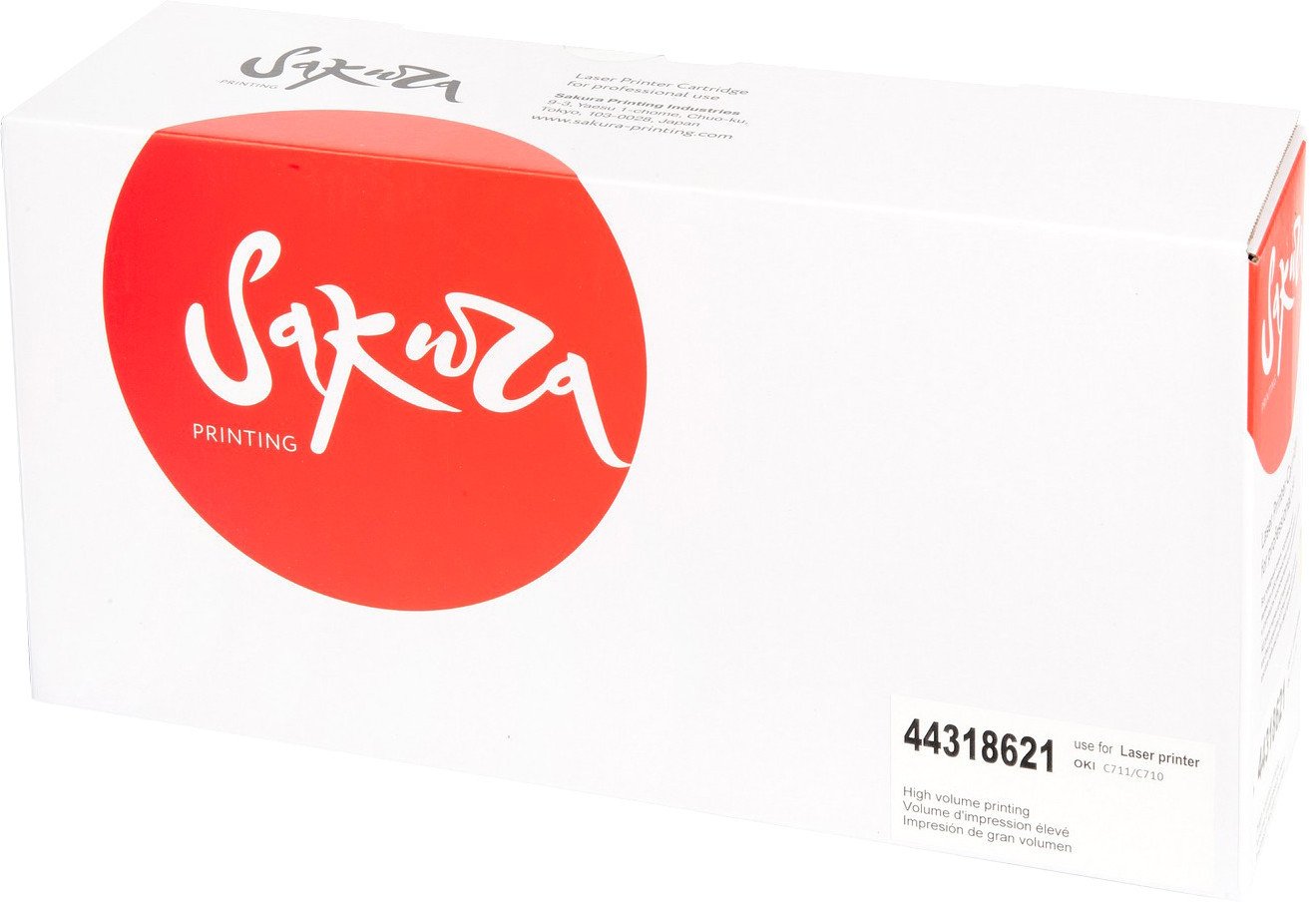 

Картридж Sakura Printing SA44318621 (аналог OKI 44318621)
