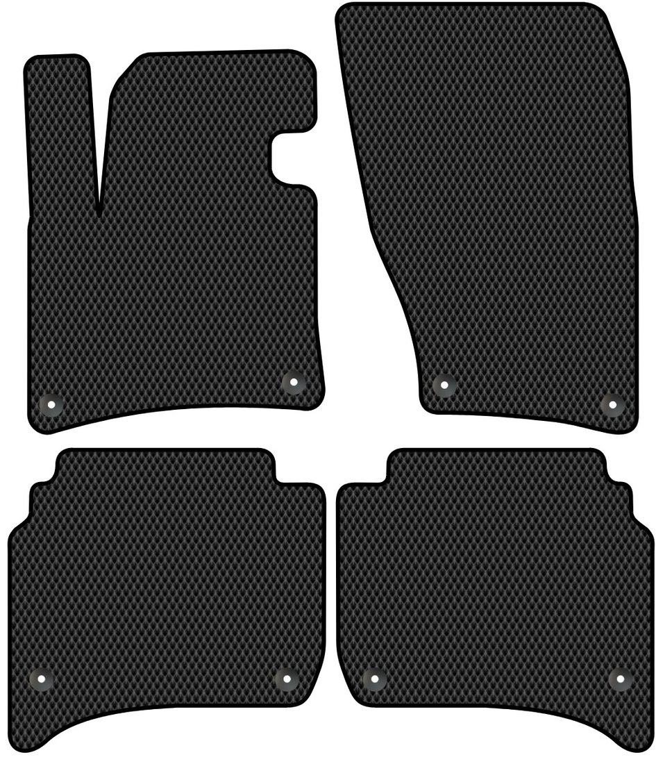 

Комплект ковриков для авто Alicosta Porsche Cayenne II (suv / 958) 2010 - 2018 (черный, ромб)