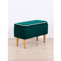 Банкетка MONOFIX Амма с ящиком (зеленый №33)