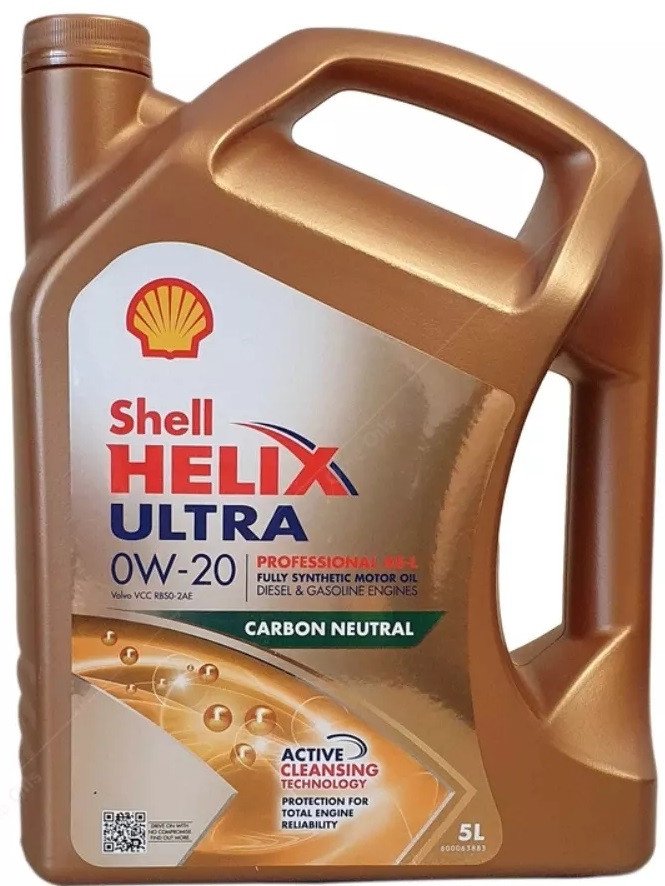 Моторное масло Shell Helix Ultra Professional AO-L 0W-20 5л