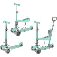 Трехколесный самокат Moby Kids Pony 3 в 1 641447 (мятный)