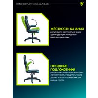 Игровое (геймерское) кресло FLOKY Nexus Aqua-Black