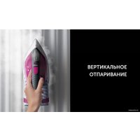 Утюг Polaris PIR 2860AK 3m (черный/розовый) в Бресте