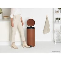 Мусорное ведро Brabantia Pedal Bin NewIcon 30 л (минерально-коричневый)