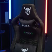 Игровое (геймерское) кресло FLOKY Velocity Black (черный)