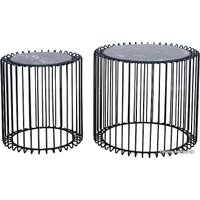 Журнальный столик Signal Lucca (черный мрамор/черный)