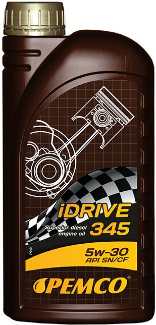 

Моторное масло Pemco iDRIVE 345 5W-30 API SN/CF 1л