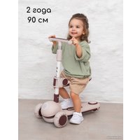 Трехколесный самокат Amarobaby Balance AB23-27BAL/0212 (кремовый/коричневый)
