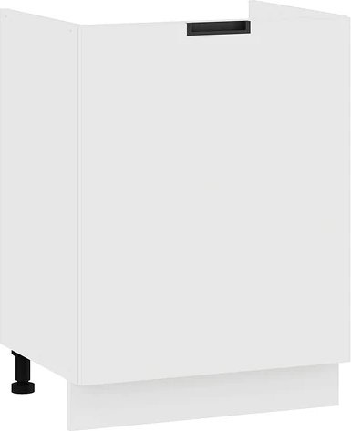 

Шкаф напольный Трия Гренада с одной дверью 1Н6М (белый/холст белый)