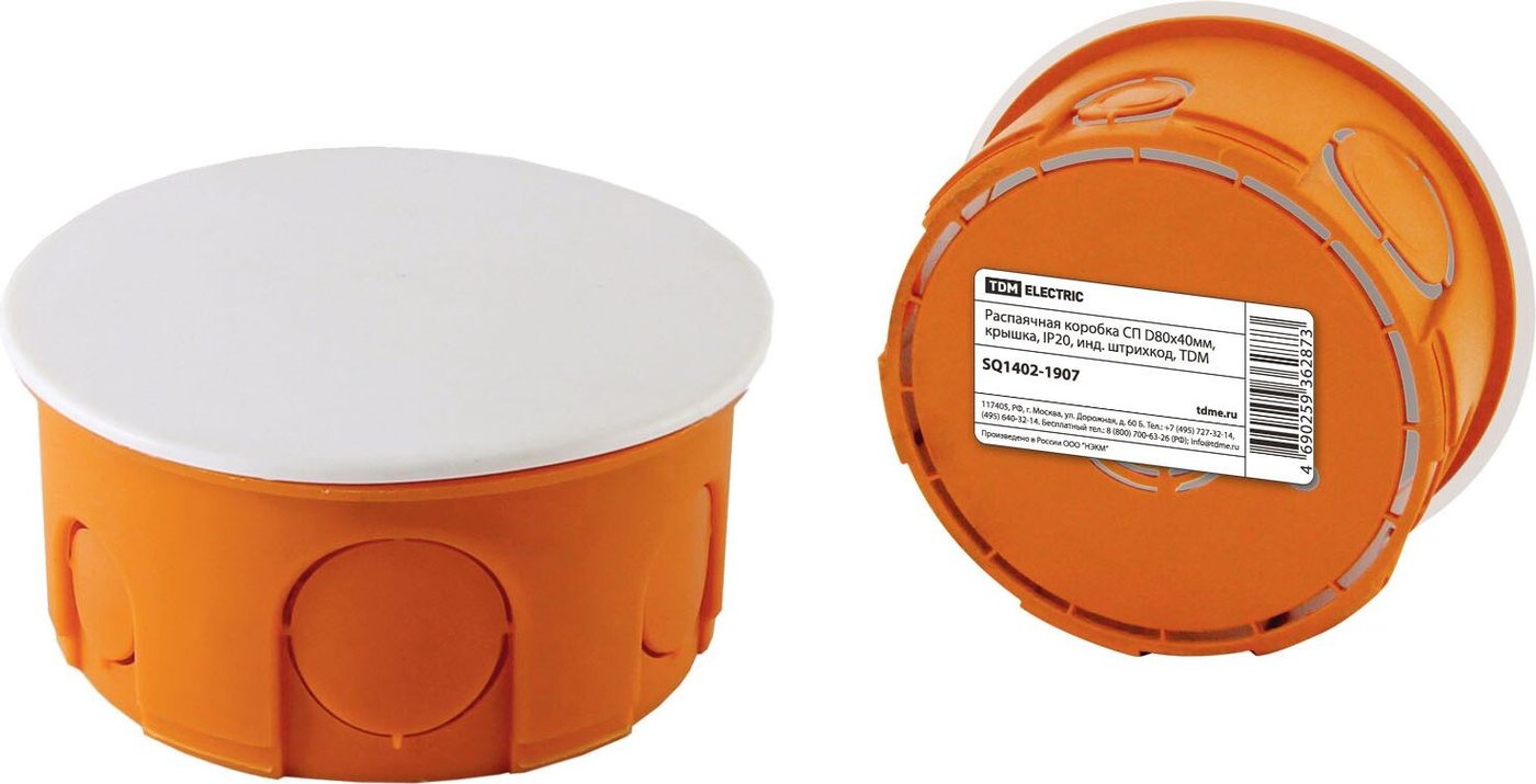 

Накладная коробка TDM Electric SQ1402-1907 (белый)