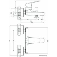 Смеситель Deante Jasmin BGJ 010M