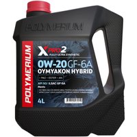 Моторное масло Polymerium PRO2 0W-20 GF-6A SP Oymyakon Hybrid 4л