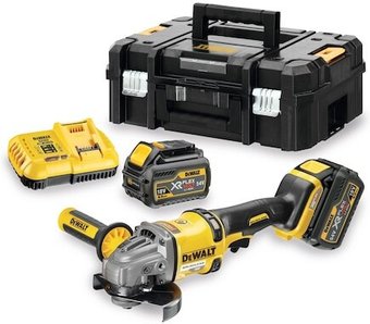 Угловая шлифмашина DeWalt DCG414T2 (с 2-мя АКБ, кейс)