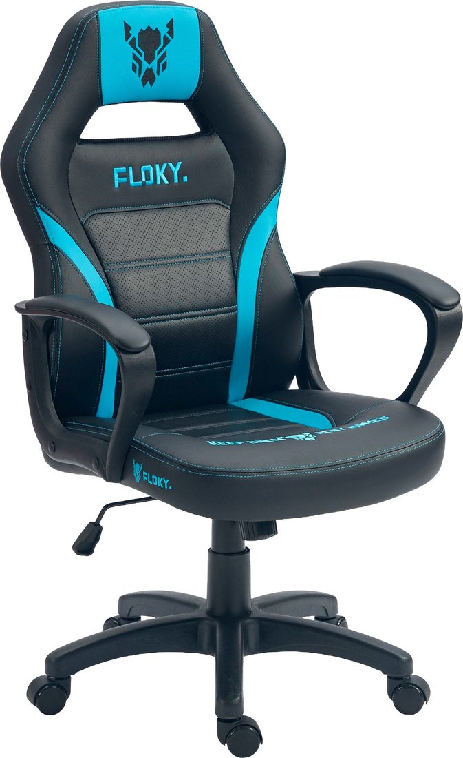 Игровое (геймерское) кресло FLOKY Vibe Aqua-Black
