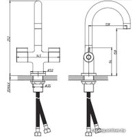 Смеситель Esko Duo DU 26