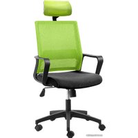 Офисное кресло Norden Бит 815А-AF07-T09 (черный/зеленый)