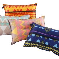 Подушка туристическая Mio Tesoro TBD0371514901D (серый/синий)