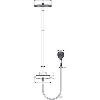 Душевая система  Hansgrohe Raindance Select E 360 Showerpipe (27113400)