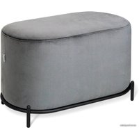 Пуфик Sheffilton SHT-B7 (угольно-серый/черный муар)