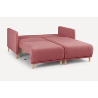 Угловой диван Divan Нордика мини Velvet Coral 264427 (розовый)