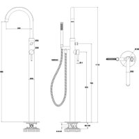 Смеситель Whitecross Y Y1233NIB (брашированный никель)