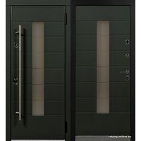 Металлическая дверь Стальная Линия Форт для дома (серый графит/серый графит)