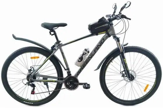 

Велосипед Greenland Oasis 26 р.14 2025 (серый/зеленый)