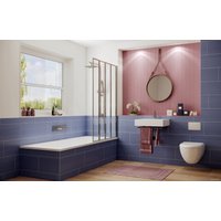 Стеклянная шторка для ванны Ambassador Bath Screens 16041110R 90