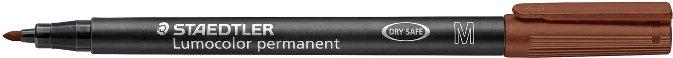 

Маркер перманентный Staedtler Люмоколор М 317-7 (1 мм, коричневый)