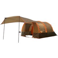 Кемпинговая палатка LanYu 1125 (коричневый/желтовато-коричневый/оранжевый)