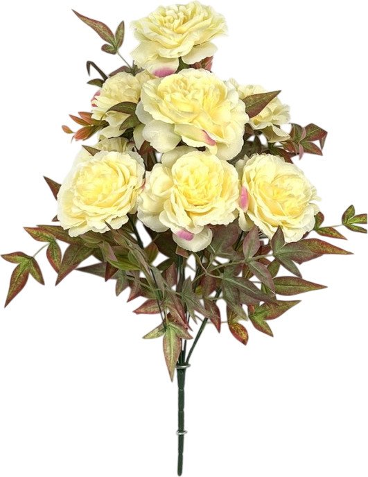 

Искусственный букет KlrBy Розы БС115крем