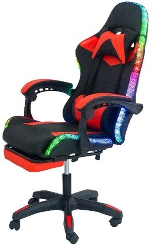 AR GAMING AR 007 (с LED подсветкой, черный/красный)