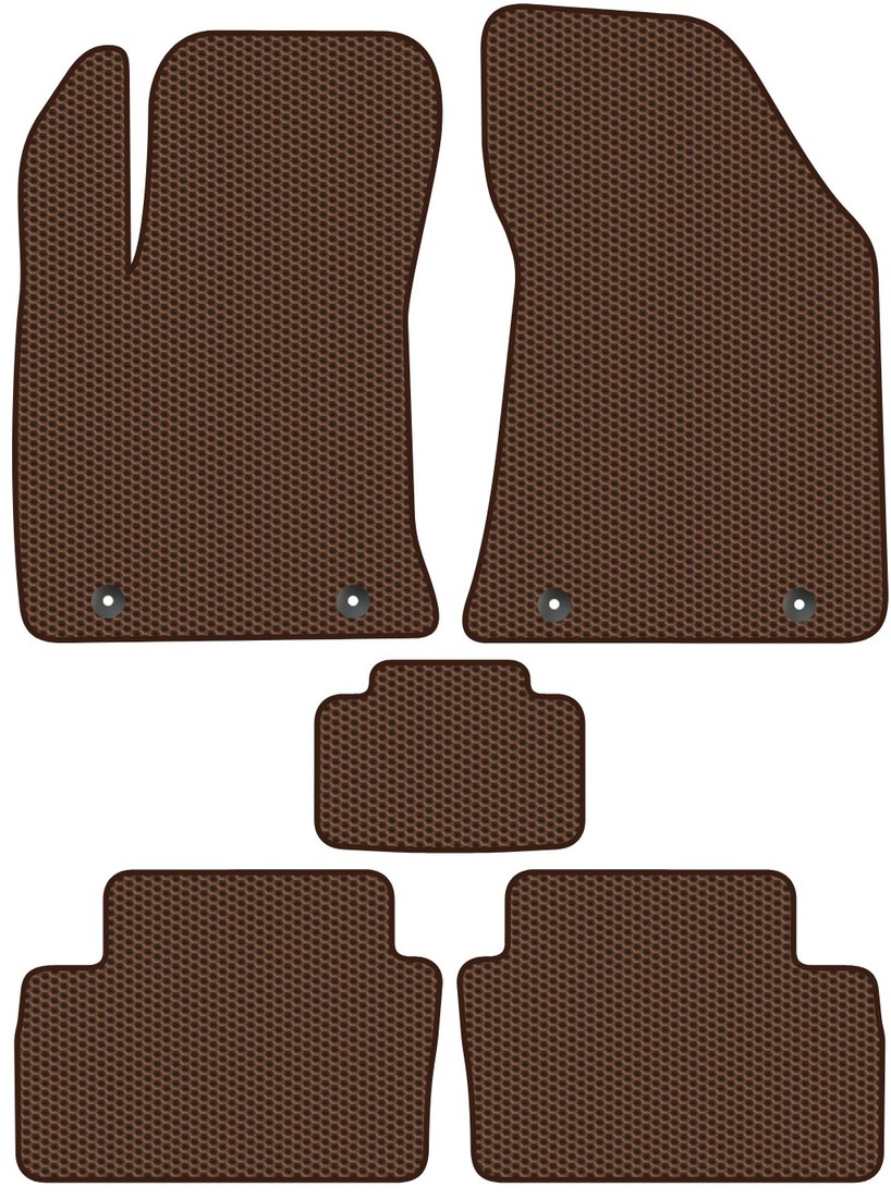 

Комплект ковриков для авто Alicosta Geely EMGRAND 7 New IV (седан) 2023 - Н.В. (коричневый, сота)