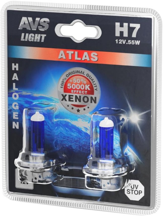

Галогенная лампа AVS Atlas H7 2шт