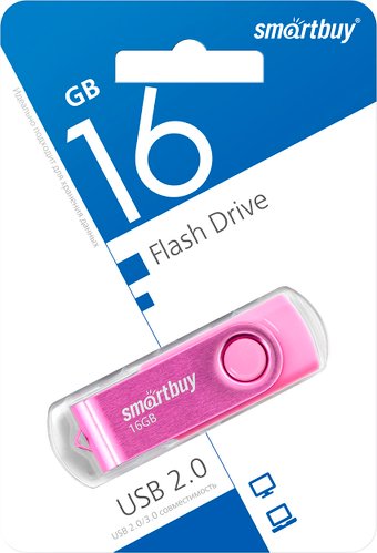SmartBuy Twist 16GB (розовый)