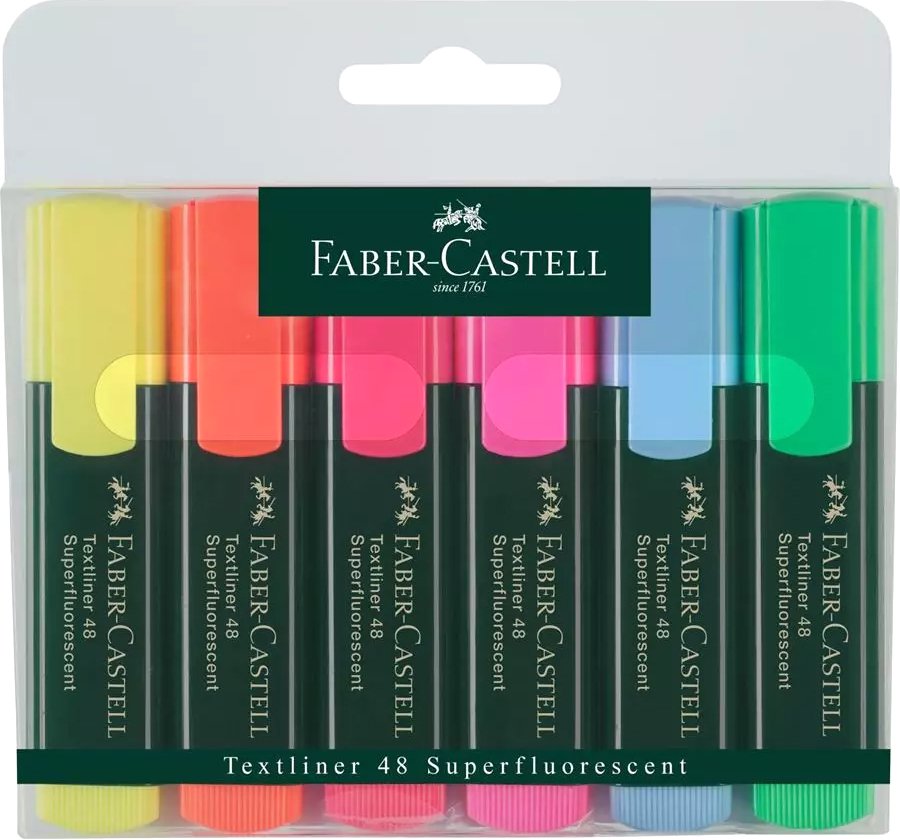 

Текстовыделитель Faber Castell Textliner 154806 (6 шт)