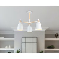 Люстра средней высоты Ambrella light TR82204/3 WH/LWD