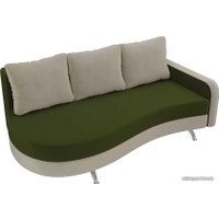 Тахта Лига диванов Премьер 105263 (правый, зеленый/бежевый)