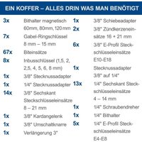 Универсальный набор инструментов Scheppach TB170 5909311900 (135 предметов)