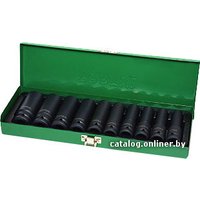 Набор трещотка с головками Toptul GDAD1002 10 предметов