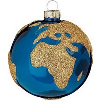 Елочная игрушка Inge's Christmas Nature Conservation Projects. Глобус 64725H120_1 (синий)