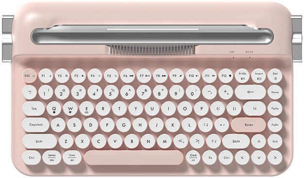 

Клавиатура Ajazz AF84 (белый/розовый)