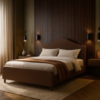 Кровать Sonit Dana 120x200 шенилл Eclipse (02 пыльная роза)