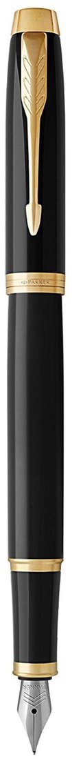 

Ручка перьевая Parker IM Metal Black GT 1931645