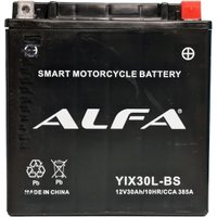 Мотоциклетный аккумулятор ALFA YIX30L-BS (30 А·ч) в Бобруйске